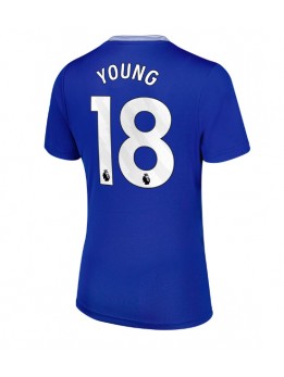 Everton Ashley Young #18 Heimtrikot für Frauen 2024-25 Kurzarm